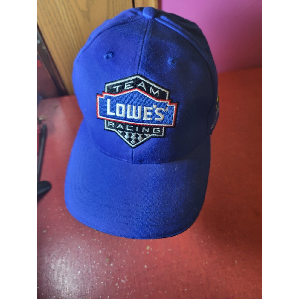 Nascar Team Lowes Racing Jimmie Johnson 48 2006 CUP SERIES CHAMPION Hat Cap Blue
